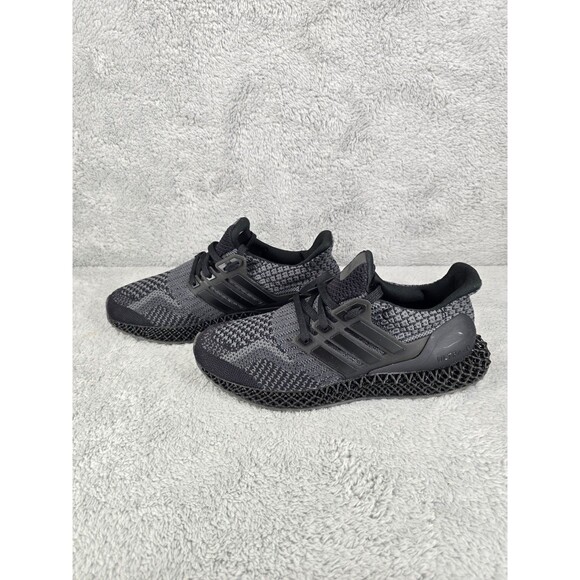 Adidas Ultra 4D 5.0 Mens Size 6.5 Black Athletic Running Walking Shoes Sneakers